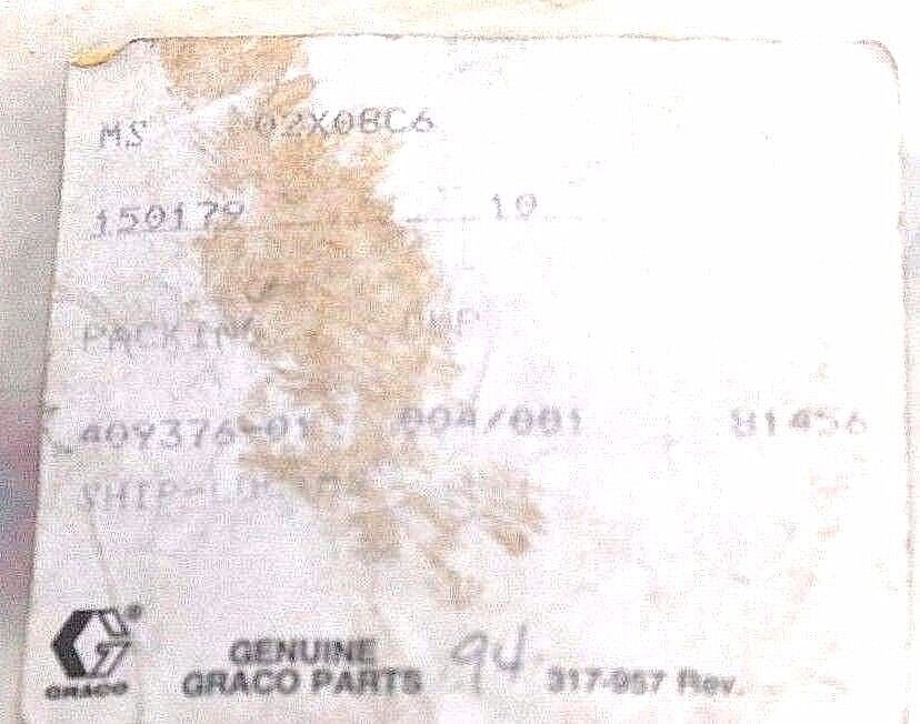 LOT OF 9 NEW GRACO 150179 PACKING CUPS