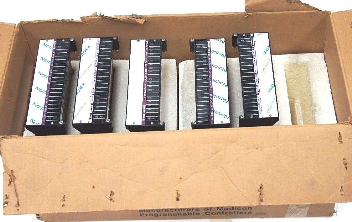 MASTER CASE OF 5 GOULD MODICON B236 AND B237 OUTPUT MODULE +5VTTL