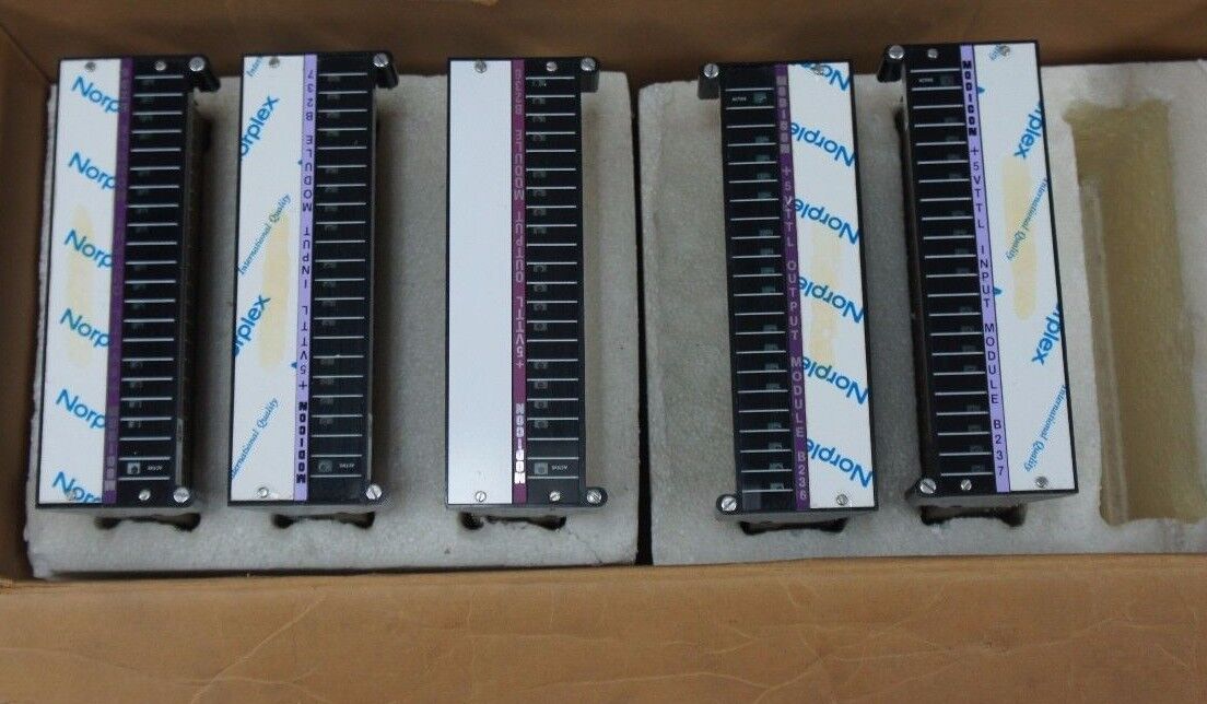 MASTER CASE OF 5 GOULD MODICON B236 AND B237 OUTPUT MODULE +5VTTL
