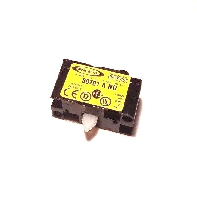 NIB REES 50701-000 CONTACT BLOCK 50701000, 1 N.O.