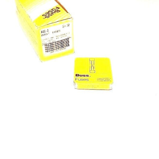 LOT OF 40 NEW BUSS AGC-2 FUSES 2 AMP, AGC2 E39