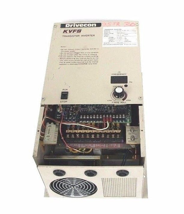 KVFS DRIVECON KVFS 475E-F TRANSISTOR INVERTER EPROM NO. 8212