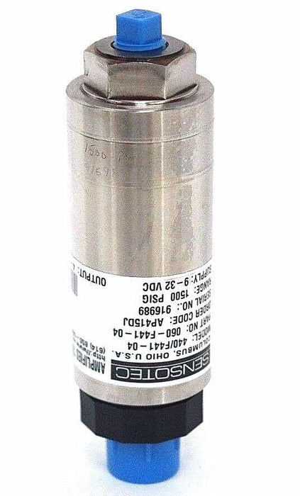NIB SENSOTEC 440/F441-04 PNEUMATIC PRESSURE TRANSDUCER 060-F441-04, 1500PSIG