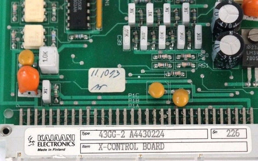 KAJAANI 43GG-2 A4430224 X-CONTROL BOARD 43GG2A4430224, F4430226