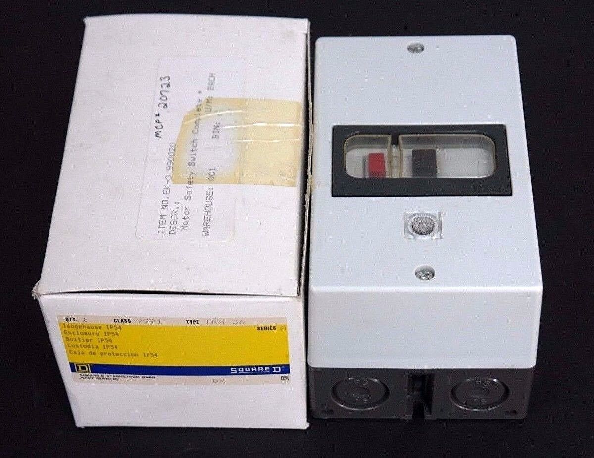 NIB SQUARE D CLASS: 9991 TYPE: TKA 36 SERIES: A ENCLOSURE IP54, 9991TKA36