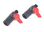 LOT OF 2 NEW RYAN HERCO 1/4" PVC DRAIN VALVES 1/4" MALE X 1/4" FEMALE