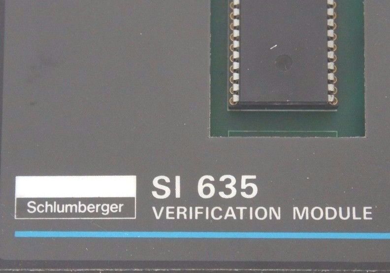 SCHLUMBERGER SI 635 VERIFICATION MODULE SI635 REV. 04