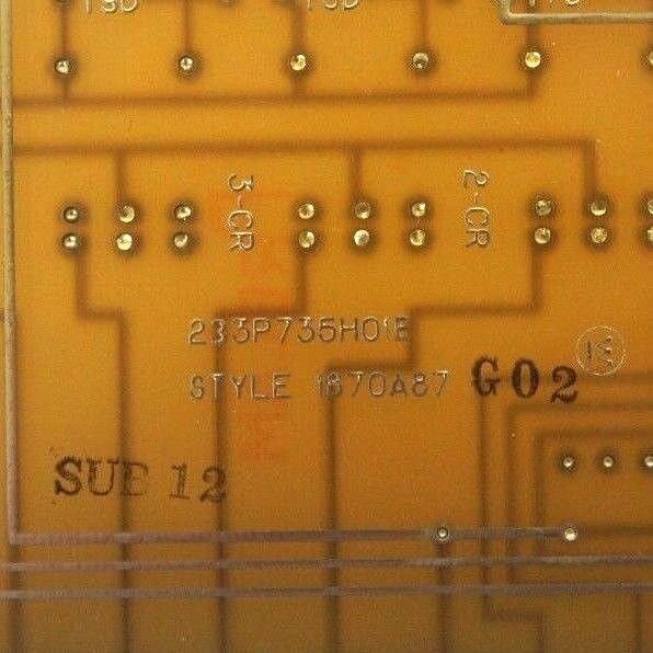 WESTINGHOUSE 233P735H01E STYLE: 1870A87 G02 FLT IND/SIG DET MODULE