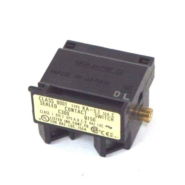 NIB SQUARE D 9001-KA53 POWER REED CONTACT BLOCK SER C, 9001KA53