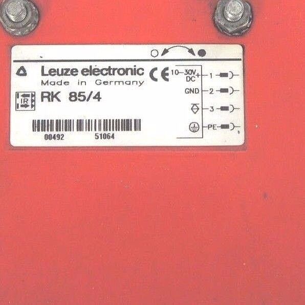 LEUZE ELECTRONICS RK 85/4 PHOTOELECTRIC LIGHT SCANNER 11-30V RK85/4