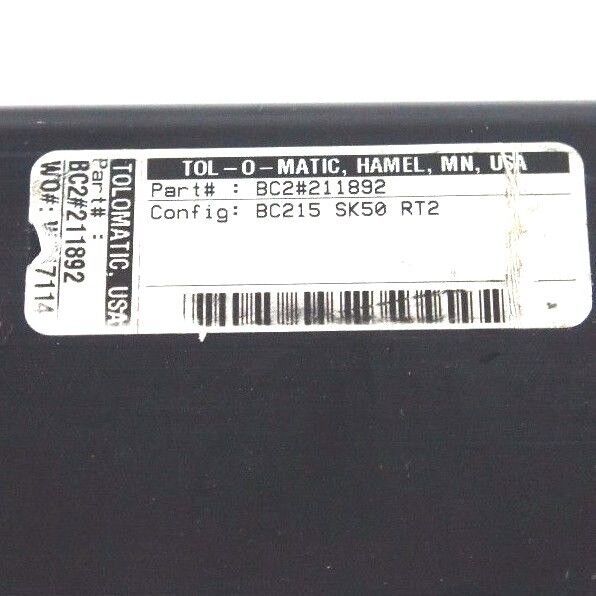 TOL-O-MATIC BC2#211892 PNEUMATIC ACTUATOR BC2#491066 CONFIG: BC215 SK10 TT2 SH2
