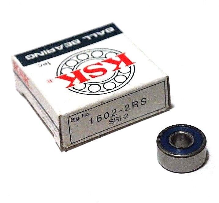LOT OF 4 NIB KSK 1602-2RS BALL BEARINGS SRI-2, 1/4" X 11/16" X 5/16", 16022RS