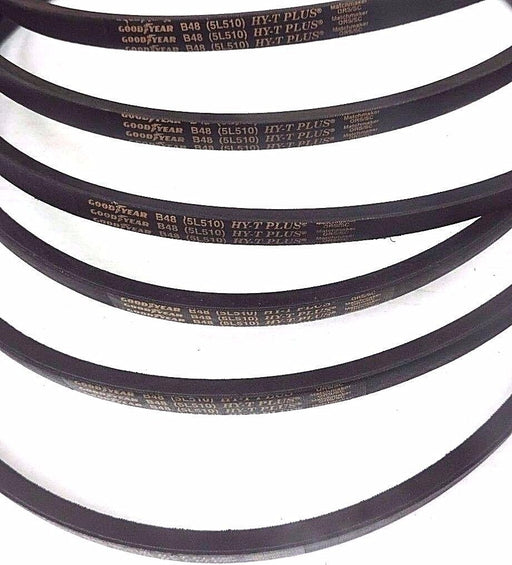LOT OF 6 NEW GOODYEAR B48 HY-T PLUS V-BELTS 51'' O.C. 21/32'' WIDE 1BAND