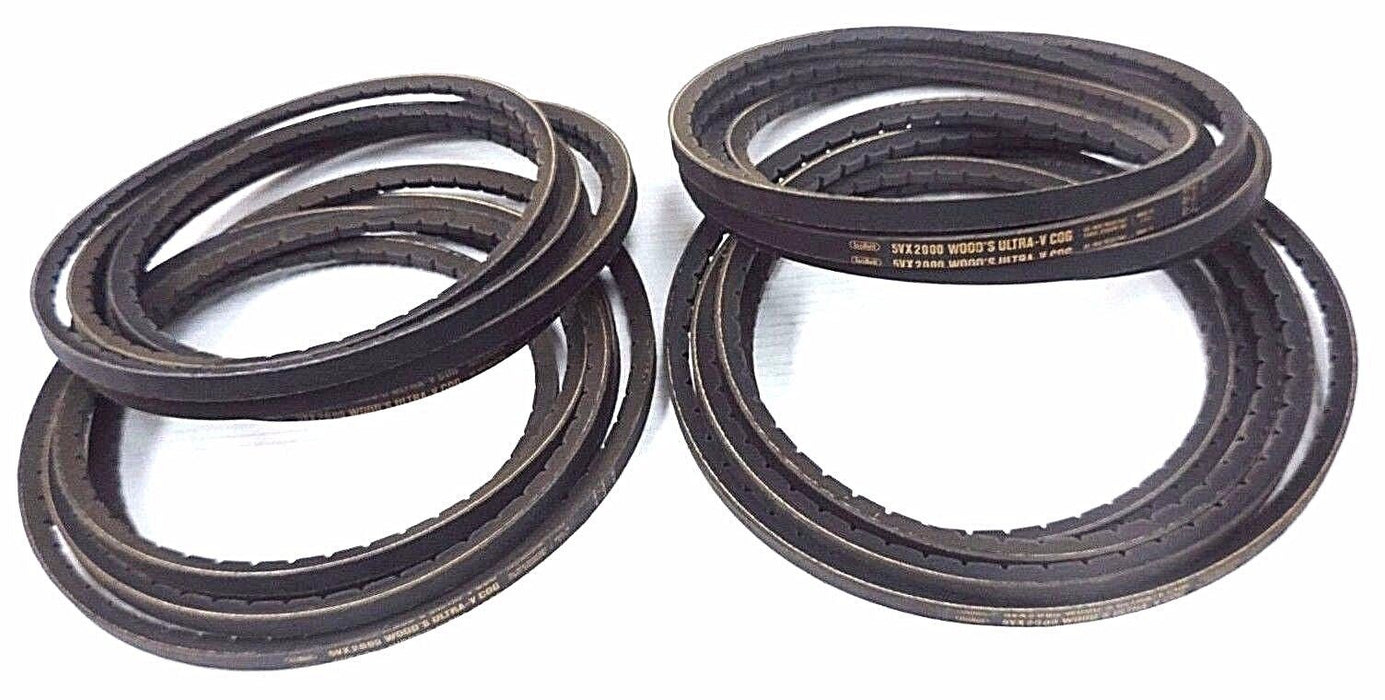 LOT OF 4 NEW TB WOOD'S 5VX2000 ULTRA-V COG V-BELTS 5/8IN WIDTH 200IN LENGTH