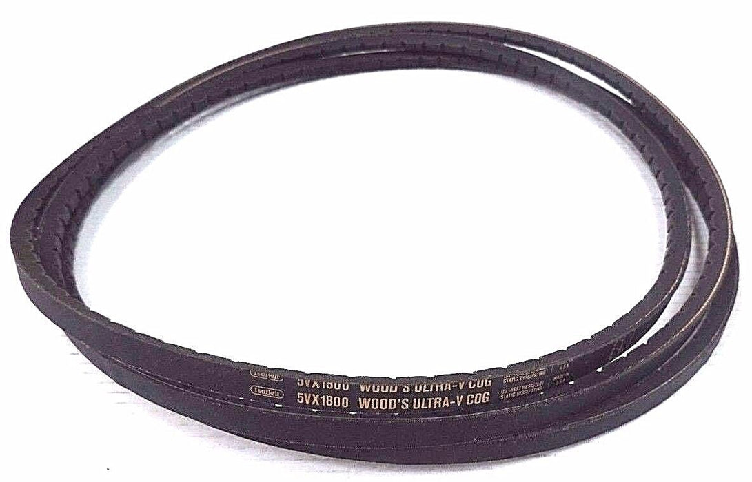 NEW TB WOOD'S 5VX1800 ULTRA-V COG BELT TOP WIDTH 5/8'' LENGTH 180''