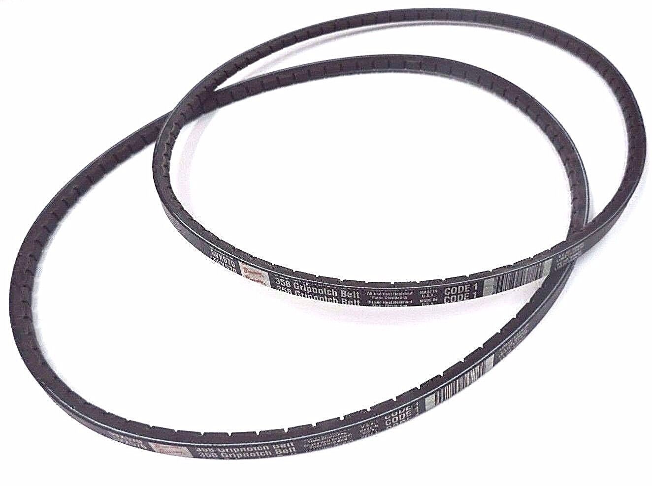 LOT OF 2 NEW BROWNING 5VX570 358 GRIPNOTCH V-BELTS 57" O.C.