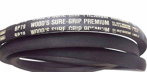 LOT OF 3 NEW TB WOOD'S BP79 SURE-GRIP V-BELTS 83'' OUTSIDE LENGTH 21/32'' WIDTH