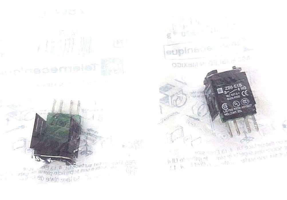 LOT OF 2 NEW TELEMECANIQUE ZB6Z1B CONTACT BLOCKS 32570