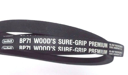LOT OF 3 NEW TB WOOD'S BP71 SURE-GRIP V-BELTS 21/32'' WIDTH 73.8'' LENGTH
