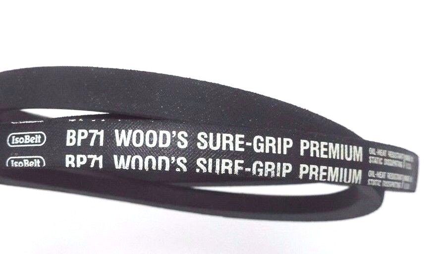 LOT OF 3 NEW TB WOOD'S BP71 SURE-GRIP V-BELTS 21/32'' WIDTH 73.8'' LENGTH