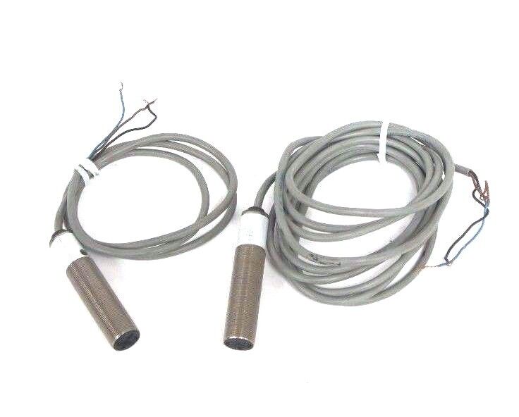 LOT OF 2 BALLUFF BOS 18M-WO-7RB-BO-L PHOTOELECTRIC SENSORS 20-250VAC, 45-65HZ