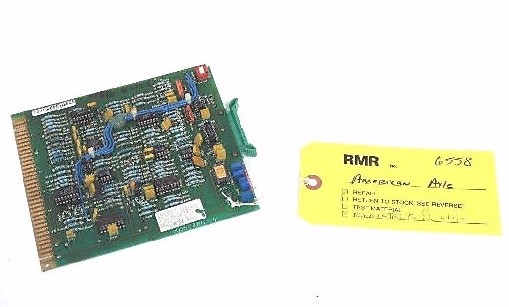 REPAIRED AJAX MAGNETHERMIC 72068A01 BOARD, J-02-0547-1