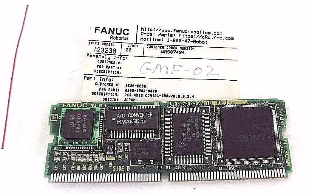 NEW FANUC A20B-2902-0070/10E PCB-AXIS CONTROL DSPV/RJ2,2,3,4, A20B-2902-0070