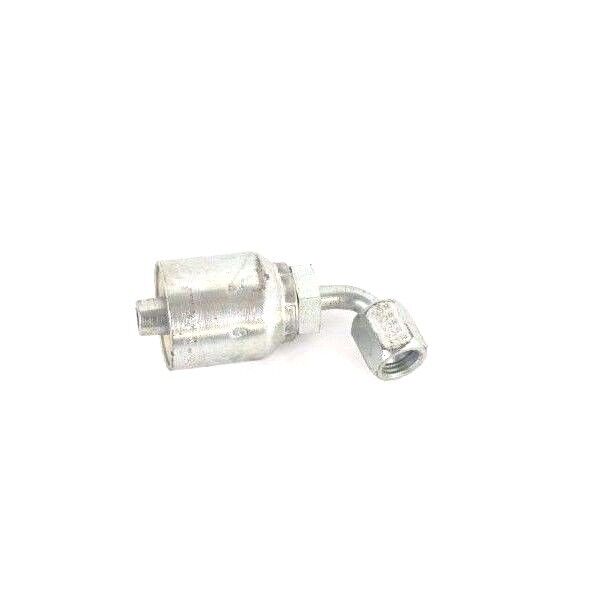 LOT OF 7 NEW PARKER 13943-4-6 PARKRIMP PERMANENT ELBOWS FEMALE JIC X 1/4"
