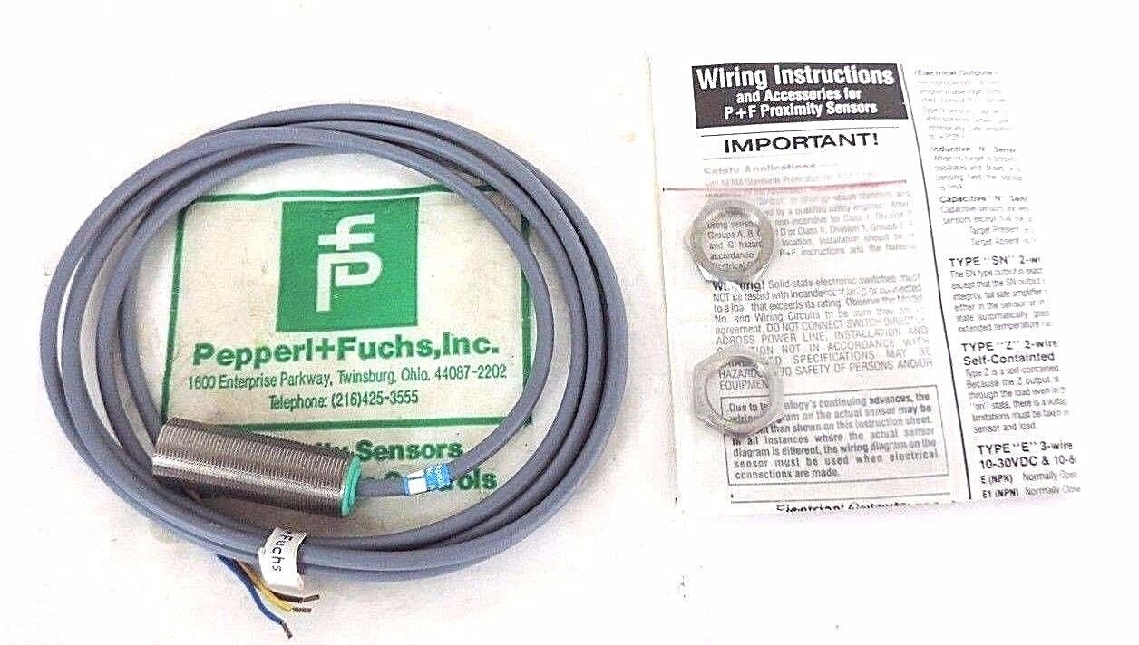 NIB PEPPERL + FUCHS NJ5-18GM50-WS PROXIMITY SWITCH NJ518GM50WS, 15083