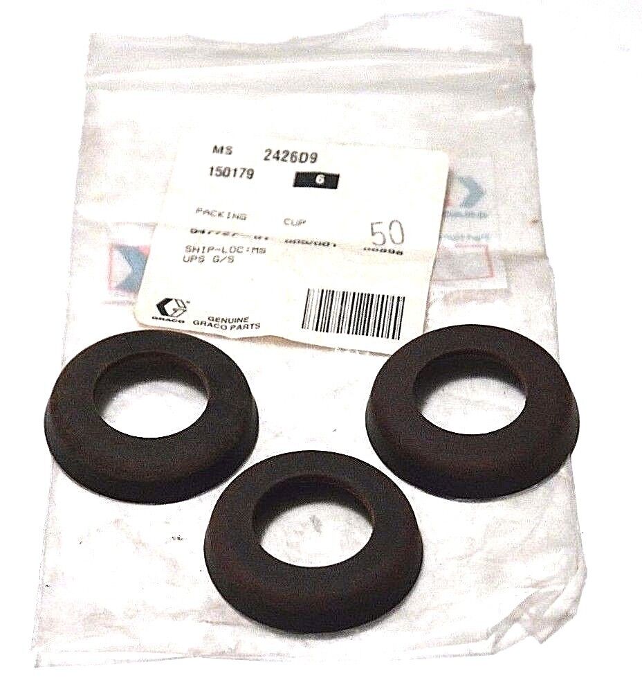 LOT OF 3 NEW GRACO 150179 PACKING CUPS