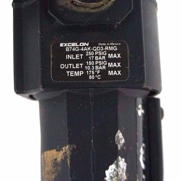 NORGREN EXCELON B74G-4AK-QD3-RMG REGULATOR, B74G4AKQD3RMG