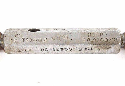 HEMCO PLUG GAGE GO 18.7500MM NO GO 18.8700MM