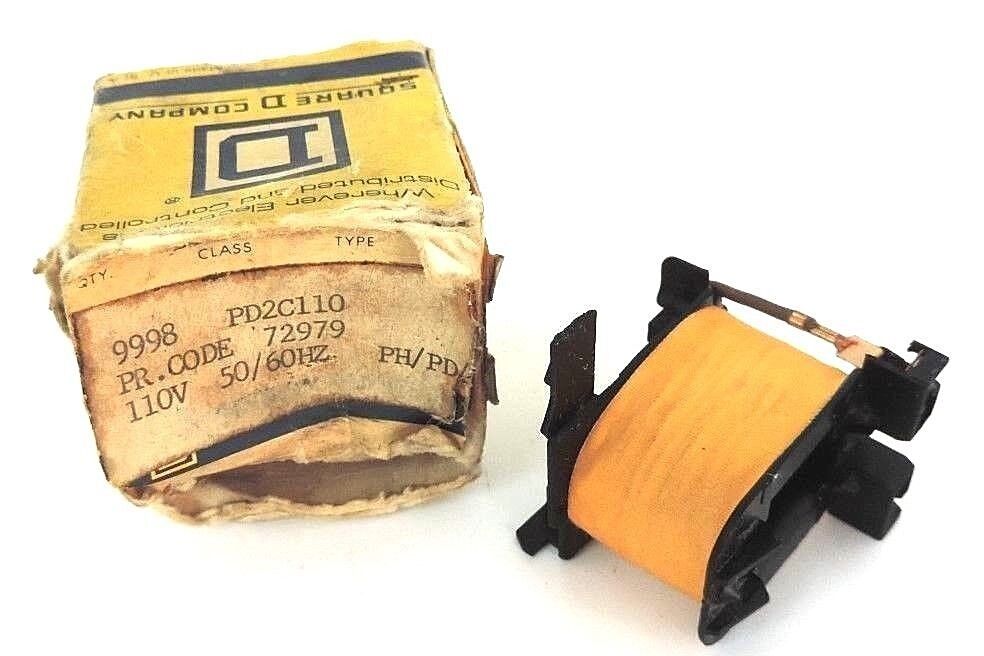 NIB SQUARE D 9998-PD2C-110 COIL 110V, 50/60HZ, 9998PDC110