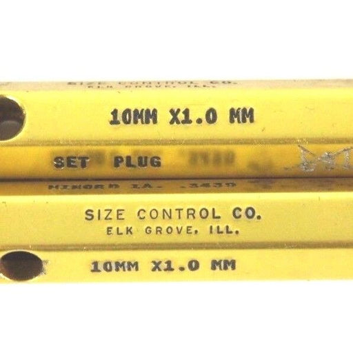 LOT OF 2 SIZE CONTROL CO. 10MM X 1.0MM THREAD GAGES