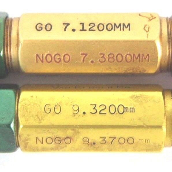 LOT OF 10 PLUG GAGES BESLEY, RITE-O, HEMCO, VAN KEUREN, DU-WELL