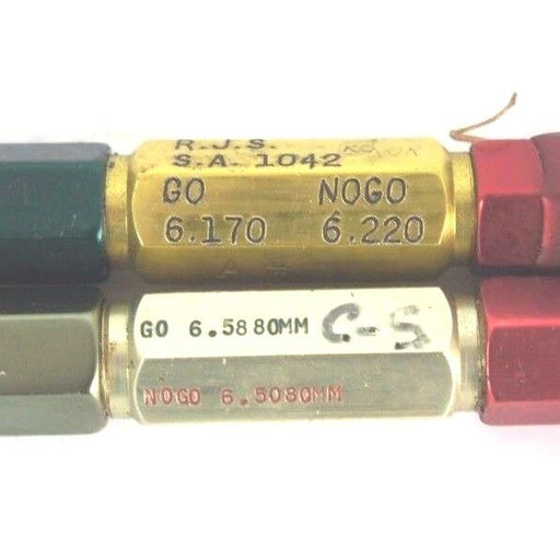 LOT OF 9 PLUG GAGES SOUTHERN GAGE, SIZE CONTROL, GLASTONBURY, MERCURY, DU WELL