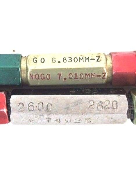 LOT OF 9 PLUG GAGES SOUTHERN GAGE, SIZE CONTROL, GLASTONBURY, MERCURY, DU WELL