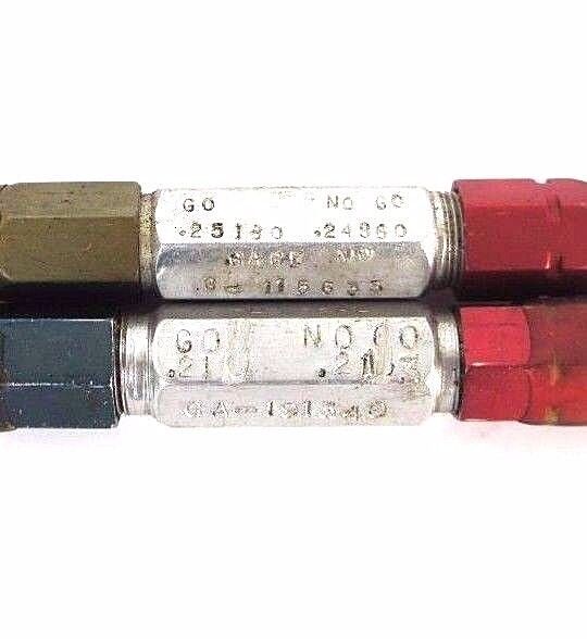 LOT OF 9 PLUG GAGES SOUTHERN GAGE, SIZE CONTROL, GLASTONBURY, MERCURY, DU WELL
