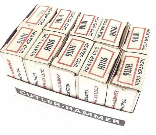 LOT OF 10 NIB CUTLER-HAMMER H1116 HEATER ELEMENTS