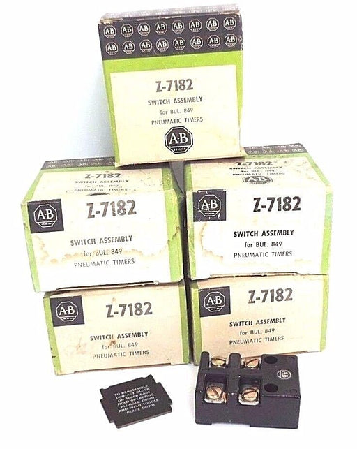 LOT OF 5 NIB ALLEN BRADLEY Z-7182 SWITCH ASSEMBLIES Z7182