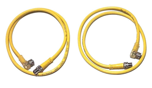 LOT OF 2 NEW 0119-ACKY CONNECTOR CABLES E176818 AWM 2464 VW-1 90DEG 300V
