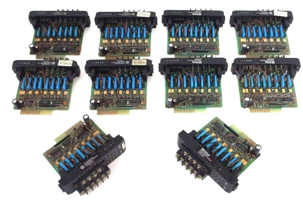 LOT OF 10 GE FANUC IC610MDL125A INPUT MODULES 115VAC, 8 CIRCUITS