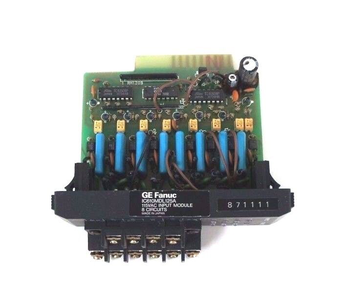 LOT OF 10 GE FANUC IC610MDL125A INPUT MODULES 115VAC, 8 CIRCUITS