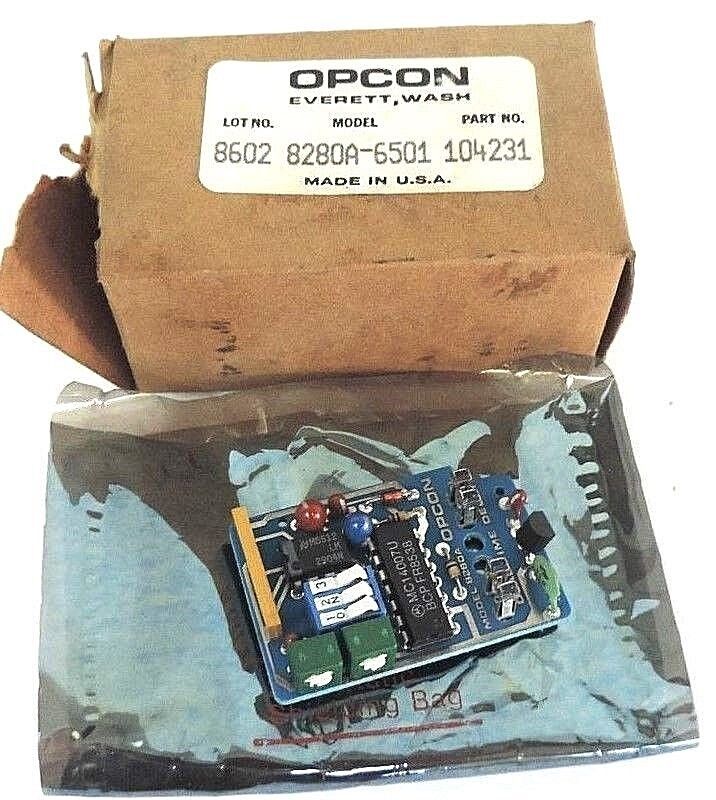 NIB OPCON 8280A-6501 DUAL TIME DELAY BOARD 104231