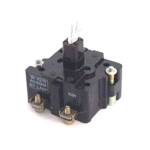 NIB CUTLER HAMMER 10250T63 PUSH PULL OPERATOR LIGHT MODULE 120V, 60HZ, 6V LAMP