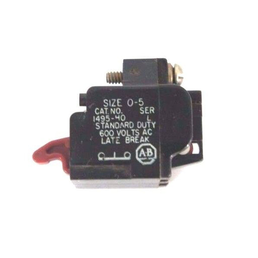 LOT OF 4 ALLEN BRADLEY 1495-H0 SIZE 0-5 CONTACTS SER L, 1495H0