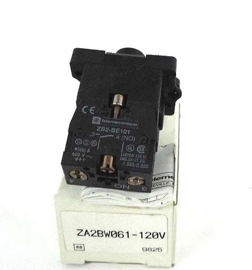 NIB TELEMECANIQUE ZA2BW061-120V PILOT LIGHT 120VAC W/OUT BULB, ZA2BW061120V