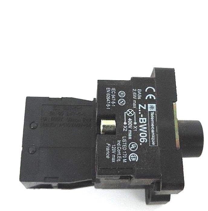 NIB TELEMECANIQUE ZA2BW061-120V PILOT LIGHT 120VAC W/OUT BULB, ZA2BW061120V