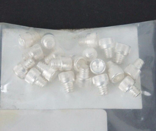 BAG OF 20 NEW REDIVAC C-2004-NA SILVER PLATED SCREWS 1/4-20 X 1/4"