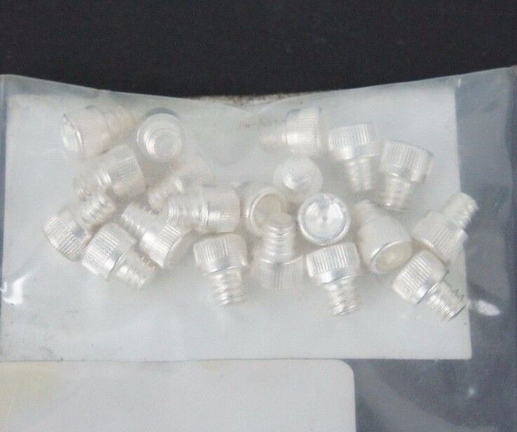 BAG OF 20 NEW REDIVAC C-2004-NA SILVER PLATED SCREWS 1/4-20 X 1/4"